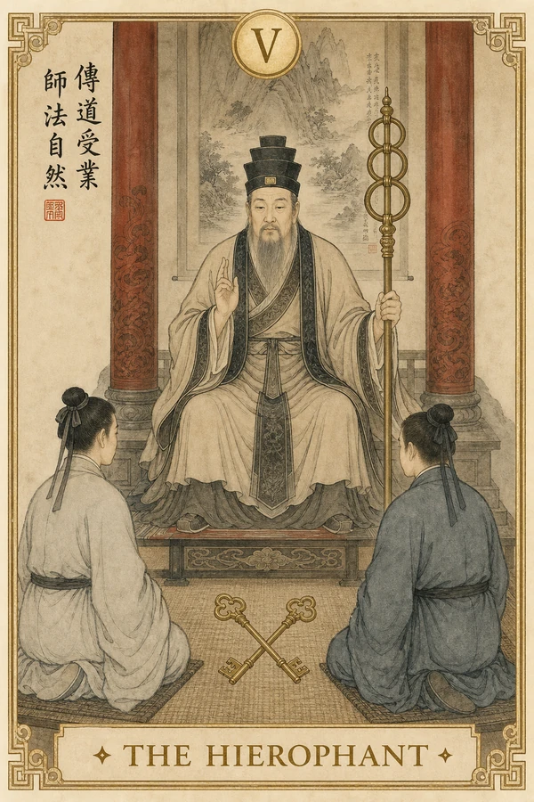 第V號教皇逆位 · 破繭正見牌面