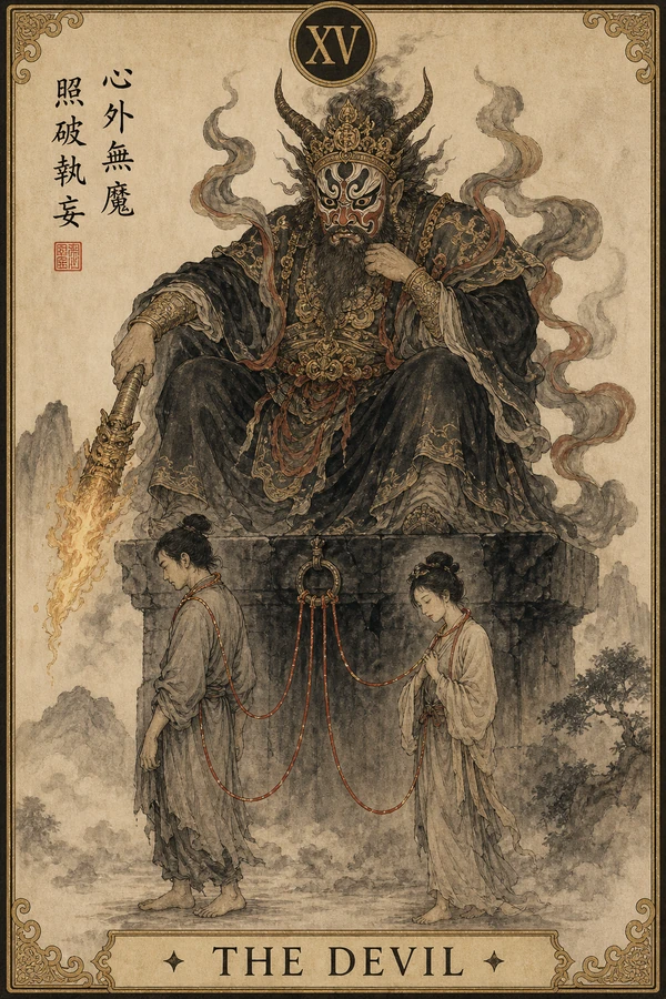 第XV號惡魔逆位 · 覺醒斷鏈牌面