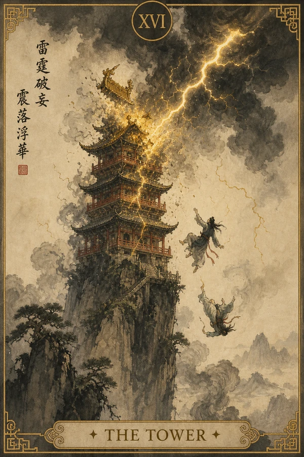 第XVI號高塔正位 · 雷霆破妄牌面